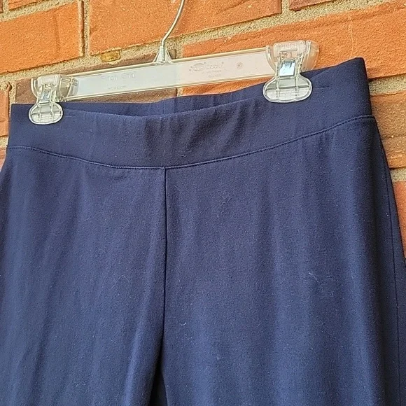 Talbots navy knit pants - Picture 2 of 4